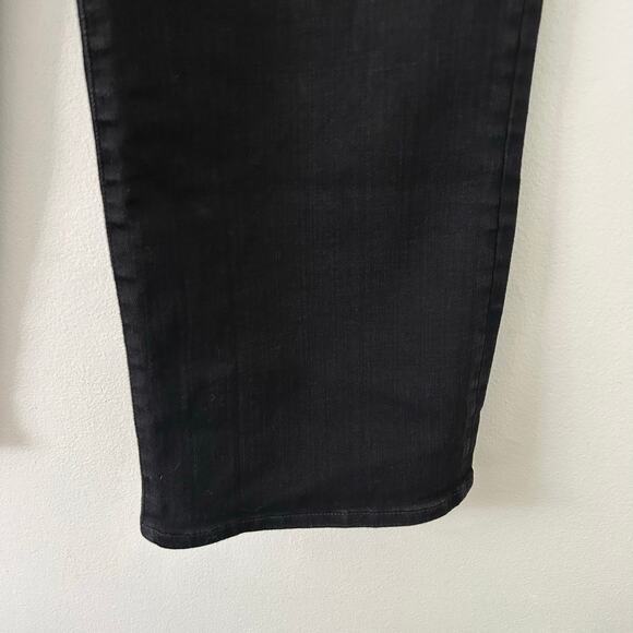 Madewell Women's The Perfect Vintage Wide Leg Black Denim Jeans 25 New - Picture 5 of 8